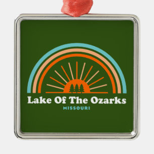 Meer van de Ozarks Missouri-regenboog Metalen Ornament