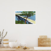 meer van de Ozarks, orkaandeklbrug Poster (Keuken)