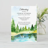 Meer van de pijnbomen, Funeral Memorial Program Kaart (Staand voorkant)