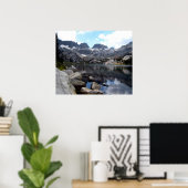 meer van Ediza, nationaal bos van Inyo, CA Poster (Thuiskantoor)