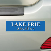 Meer van Erie - ongezouten Bumpersticker (Op auto)