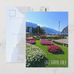 Meer van Garda Berg Scène Vakantie Souvenir Briefkaart