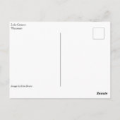 Meer van Genève, Briefkaart van Wisconsin (Achterkant)