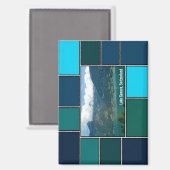 Meer van Genève, Zwitserland Magneet (Voorkant / Achterkant)