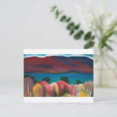 Meer van George, Autumn | Georgia O'Keeffe | Briefkaart (Staand voorkant)