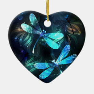Meer van Glanzende Libellen Keramisch Ornament