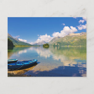 Meer van het Sils, in Graubünden, Zwitserland Briefkaart