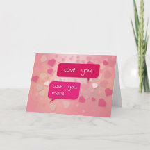 MEER VAN JE HOUDE, LIEFDESKAART