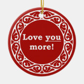 Meer van je! Ornament (Voorkant)