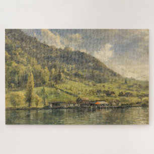 Meer van Luzern Zwitsers Alpen Chalets Kunstpuzzel Legpuzzel