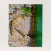 Meer van Maori Nieuw-Zeeland Legpuzzel (Verticaal)