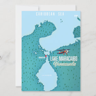Meer van Maracaibo, Venezuela kaart navigatie.