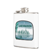 Meer van Marion South Carolina Deer Heupfles (Links)