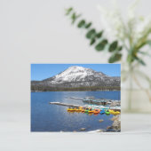 Meer van Mary-Mammoth, CA Briefkaart (Staand voorkant)