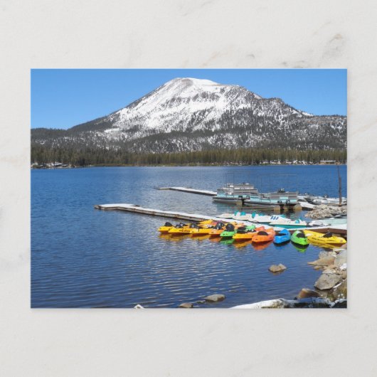 Meer van Mary-Mammoth, CA Briefkaart (Voorkant)