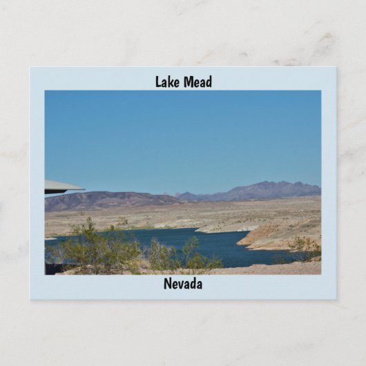 Meer van Mead Nevada Briefkaart (Voorkant)