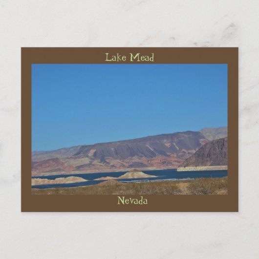 Meer van Mead Nevada Briefkaart (Voorkant)