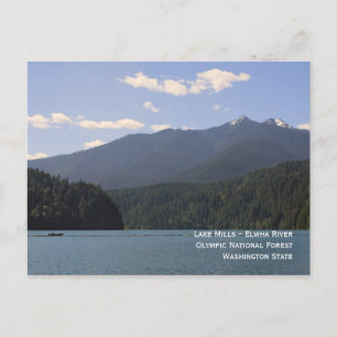 Meer van Mills - Briefkaart Elwha