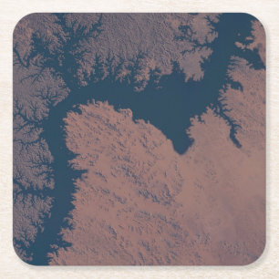 Meer van Nasser Vierkante Kartonnen Onderzetter
