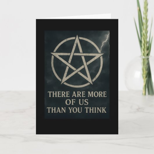 Meer van ons Wicca Groeten Kaart (Voorkant)