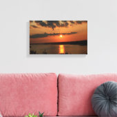 MEER VAN OZARK ZONSONDERGANG CANVAS (Insitu (Woonkamer))