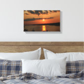MEER VAN OZARK ZONSONDERGANG CANVAS AFDRUK (Insitu (Slaapkamer))