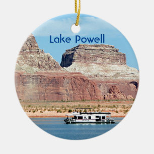 Meer van Powell: Houseboot, Arizona, Verenigde Sta Keramisch Ornament