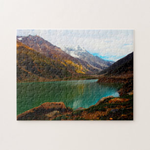 Meer van Saiful Muluk Pakistan. Legpuzzel