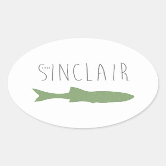 Meer van Sinclair Ovale Sticker