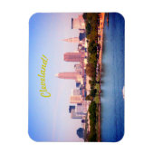 Meer van Skyline (Cleveland OH) Magnet Magneet (Verticaal)