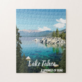 Meer van Tahoe A sprinkle Californië en Nevada Legpuzzel