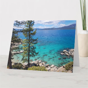 Meer van Tahoe Blauw Groen Water Kaart