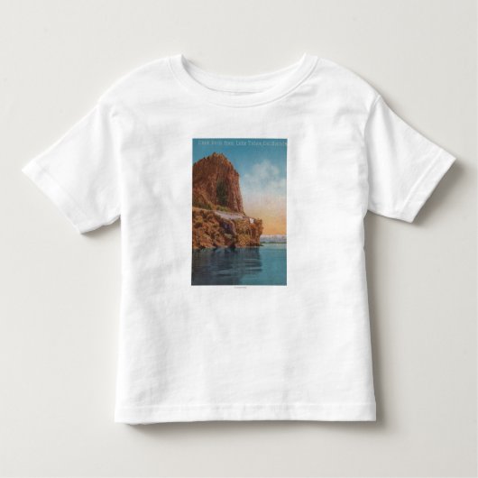 Meer van Tahoe, CA - Cave Rock van het Uitzicht Kinder Shirts (Voorkant)