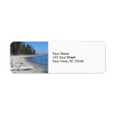 Meer van Tahoe, CA Etiket (Voorkant)