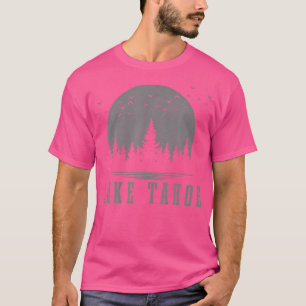 Meer van Tahoe Californische wandelende Natuur van T-shirt