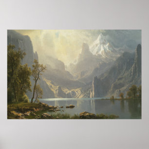 Meer van Tahoe door Bierstadt Poster