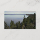 Meer van Tahoe met pijnbomen Visitekaartje (Achterkant)