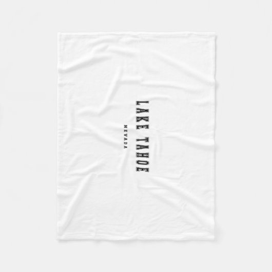 Meer van Tahoe Nevada Fleece Deken (Voorkant)