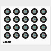 Meer van Tahoe Ronde Sticker (Vel)