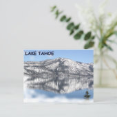Meer van Tahoe Snowflake 1 Briefkaart (Staand voorkant)
