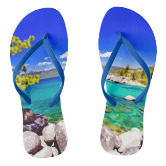 Meer van Tahoe Teenslippers