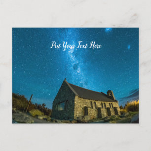 Meer van Tekapo Melkweg Galaxy Nieuw-Zeeland Briefkaart