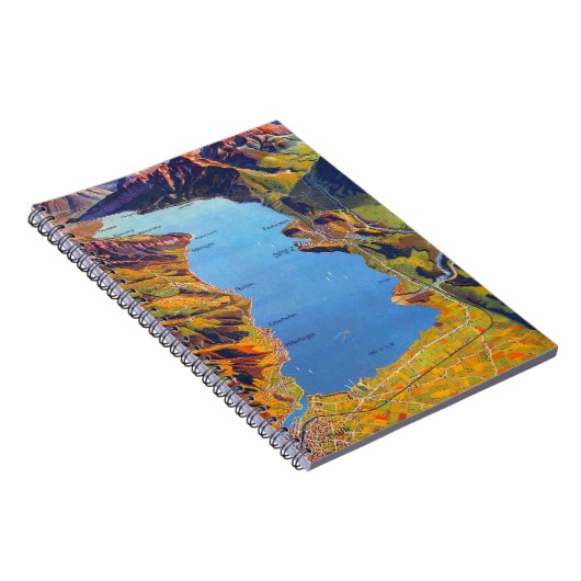Meer van Thun Zwitserland Reis Notitieboek (Rechterzijde)