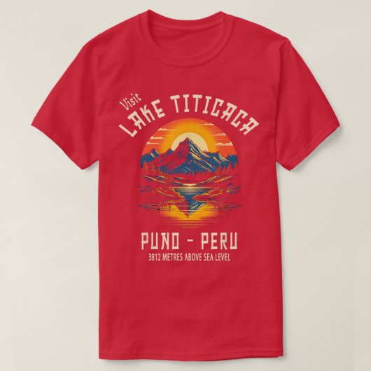Meer van Titicaca 6 T-shirt (Design voorkant)