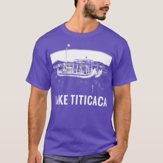 Meer van Titicaca Andes Bolivia Peru Reizen Souven T-shirt