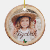 Meer van u dan een foto van een pluispapier keramisch ornament (Achterkant)