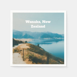 Meer van Wanaka, Zuidereiland, Nieuw-Zeeland Servet