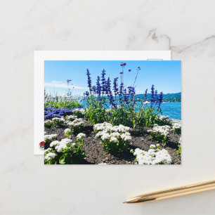 Meer van Zürich Bloemen Briefkaart