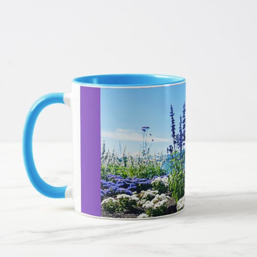 Meer van Zürich Bloemen Mok (Links)