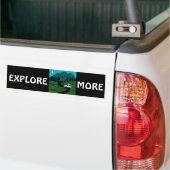 MEER VEELVOUDIGE camper RVing Bumpersticker (Op Truck)